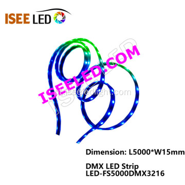 A corda exterior do diodo emissor de luz do RGB ilumina DMX512